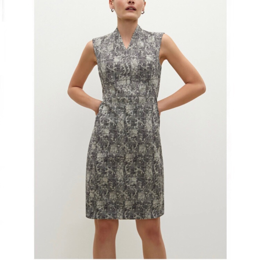 MM Lafleur Aditi shift dress in crackle